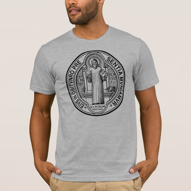 Camiseta de la medalla del exorcismo del St. (Anverso)