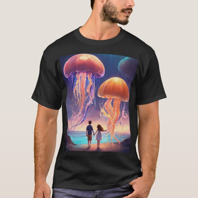 Camiseta de la medusa de Jellyfish Mesmerizing (Anverso)