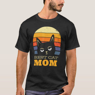 Camiseta de la Mejor Mamá de Gatos del Mundo, Gato