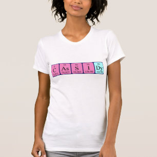 Camiseta de la mesa periódica de Cassidy