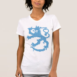 Camiseta de la Micro-Fibra de las mujeres del león