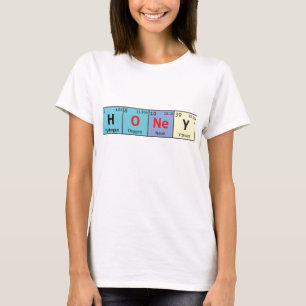 Camiseta de la "miel" de la ciencia de la comedia