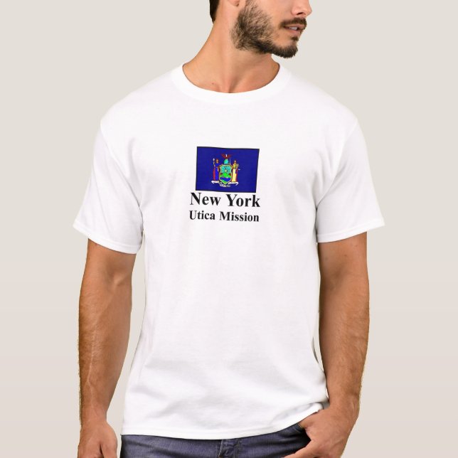Camiseta de la misión de Nueva York Utica (Anverso)