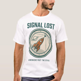 Camiseta de la misión de parche Signal Lost Retro