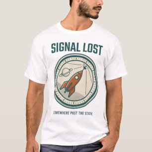 Camiseta de la misión de parche Signal Lost Retro