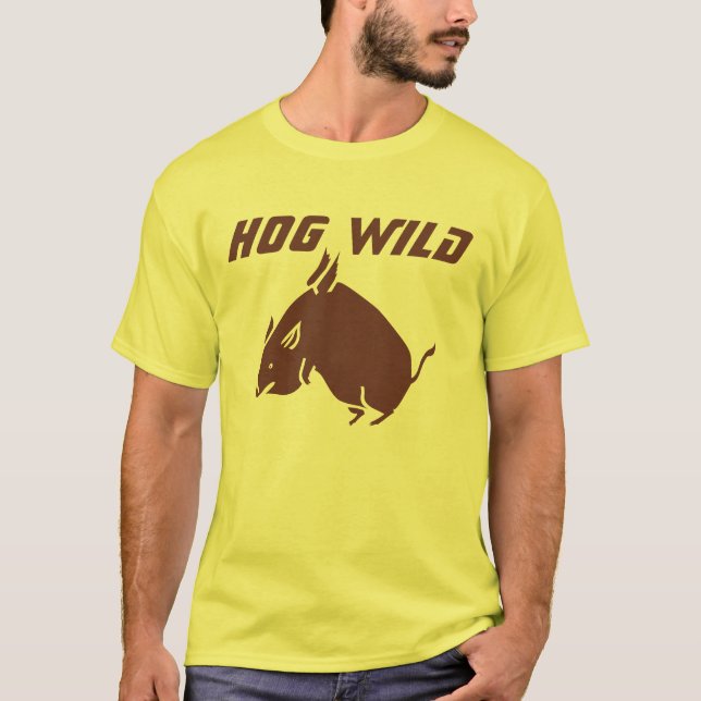 Camiseta de la moda de los hombres SALVAJES del (Anverso)