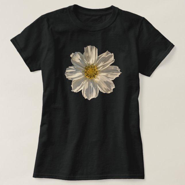 Camiseta de la Molécula de Química de Flores Cosmo (Diseño del anverso)