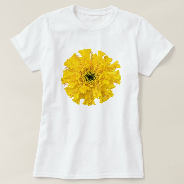 Camiseta de la Molécula de Química de Flores Marig (Diseño del anverso)