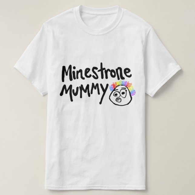 Camiseta de la momia del Minestrone (Diseño del anverso)