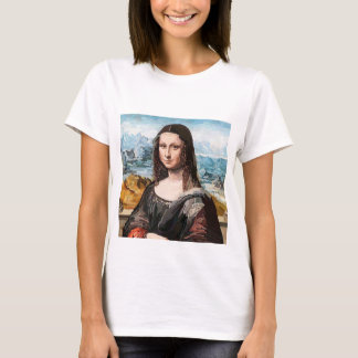 Camiseta de la Mona Lisa en acuarela - Arte estéti