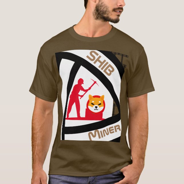 Camiseta de la MONEDA DE CRIPTO DE MINERÍA SHIBA I (Anverso)