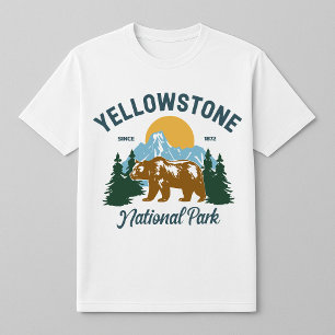 Camiseta de la montaña del oso de Yellowstone