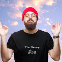 Camiseta de la motocicleta de la terapia del vient