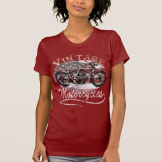 Camiseta de la motocicleta del vintage