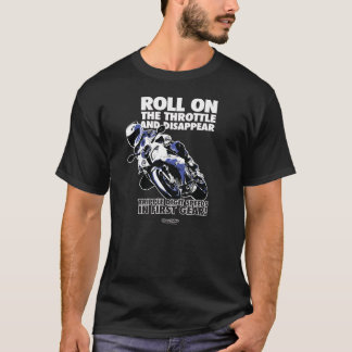 Camiseta de la motocicleta - rollo en la válvula