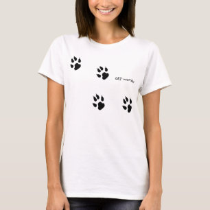 Camiseta de la mujer del gato