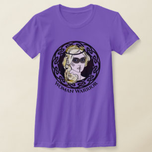Camiseta De La Mujer Guerrera Viking