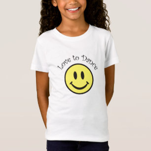 Camiseta de la muñeca de la cara de la danza