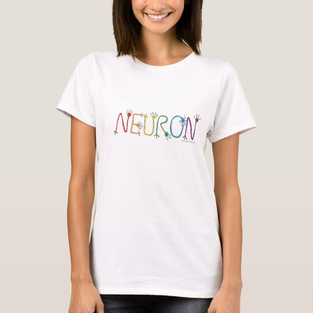 Camiseta de la muñeca de la neurona del arco iris (Anverso)