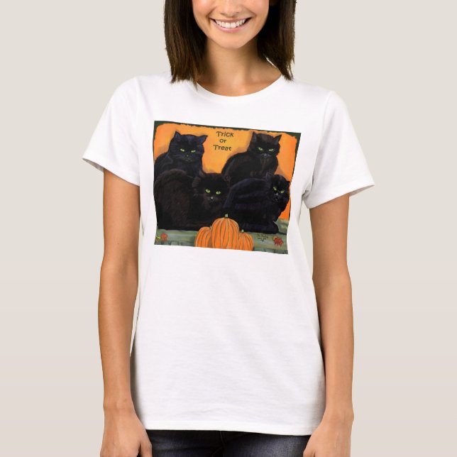 Camiseta de la muñeca de las mujeres de Halloween (Anverso)