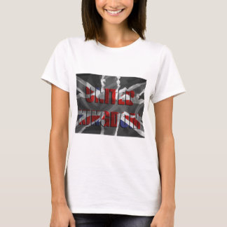 Camiseta de la muñeca de las señoras de Union Jack