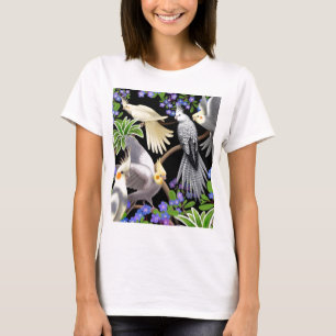 Camiseta de la muñeca de los Cockatiels y de las