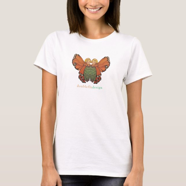 Camiseta de la muñeca del logotipo de DoubleFly (Anverso)
