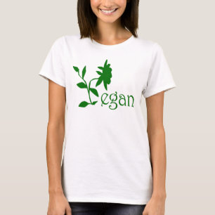 Camiseta de la muñeca del logotipo del vegano