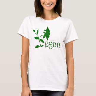 Camiseta de la muñeca del logotipo del vegano
