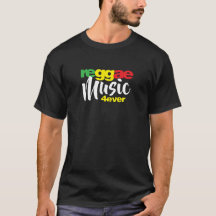 Camiseta de la música 4ever del reggae para los