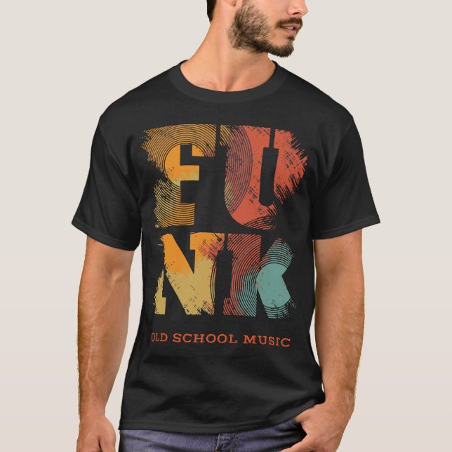 Camiseta de la música de la escuela vieja del (Anverso)