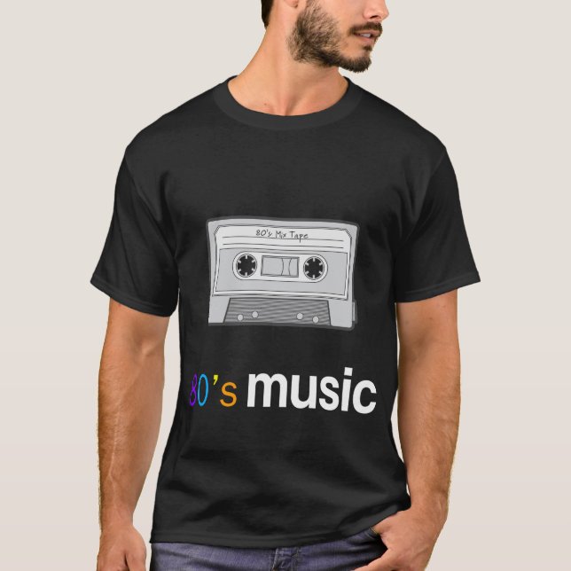 camiseta de la música de los años 80 (Anverso)