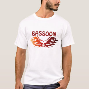 Camiseta de la música del Bassoon