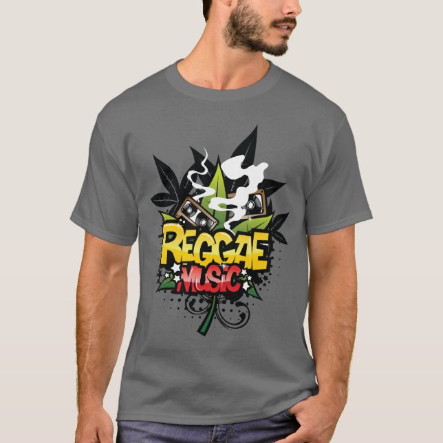 Camiseta de la música del reggae (Anverso)