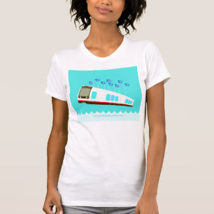 Camiseta de la N Judah Failwhale de las mujeres