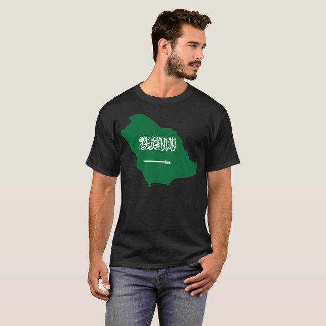 Camiseta de la nación de la Arabia Saudita (Anverso completo)