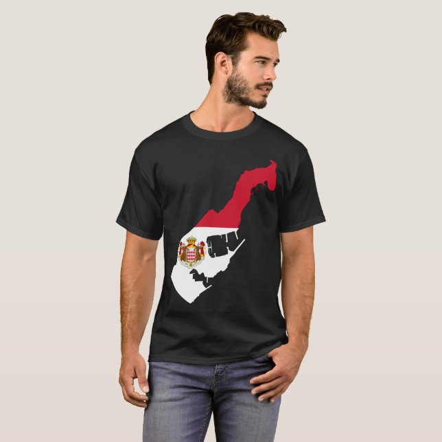Camiseta de la nación de Mónaco (Anverso completo)