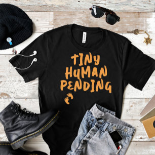 Camiseta de la naranja de huellas dactilares de em