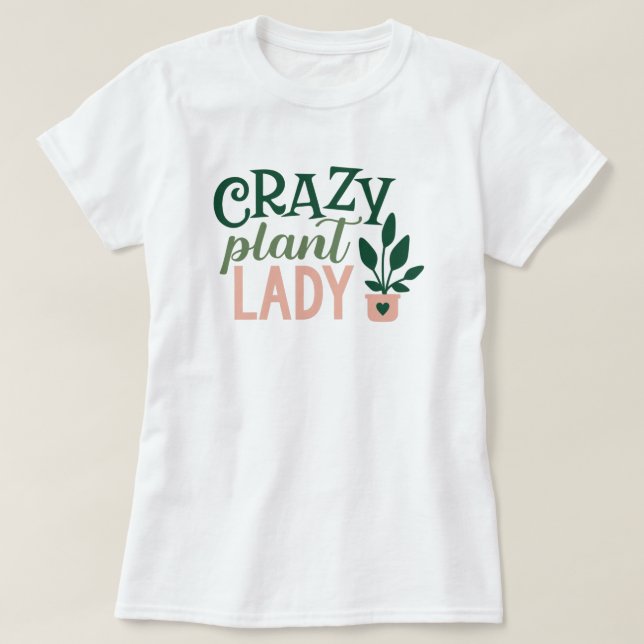Camiseta de la naturaleza del jardín de plantas (Diseño del anverso)
