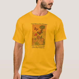 camiseta de la naturaleza del respecto