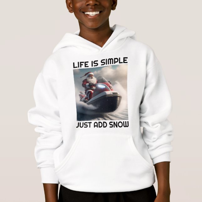 CAMISETA DE LA NIEVE DE SANTA SANTA DE AMANTE DE L (Anverso)