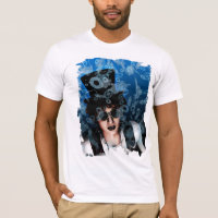 Camiseta de la nieve y del vapor
