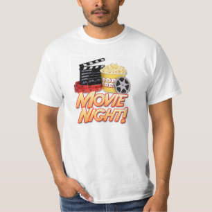 CAMISETA DE LA NOCHE DE PELÍCULA