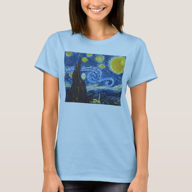 Camiseta de la noche estrellada (Anverso)