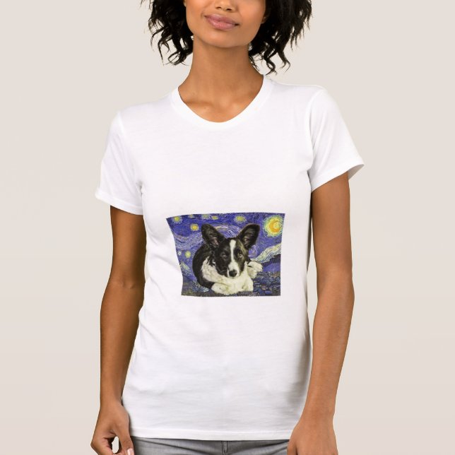 Camiseta de la noche estrellada de Van Gogh del (Anverso)