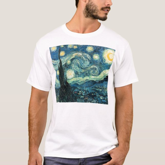 Camiseta de la noche estrellada de Vincent van (Anverso)