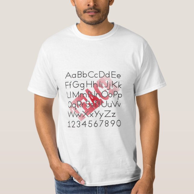 Camiseta de la Novedad de lectura del profesor (Anverso)