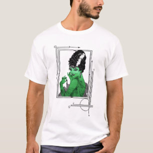 Camiseta de la novia del art déco