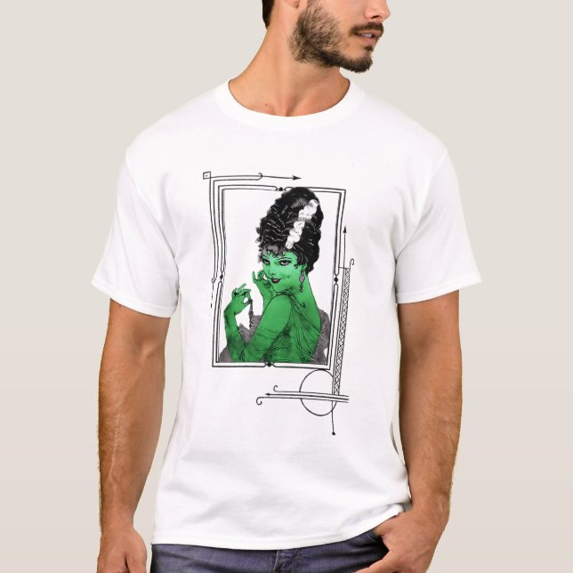 Camiseta de la novia del art déco (Anverso)