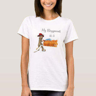 Camiseta de la novia del bombero